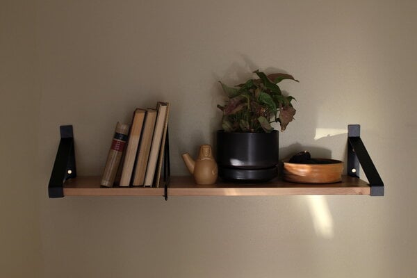 Lundia Classic Wall Shelf X Cm Black Brown Finnish Design Shop