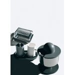 Alessi ES03 butter dish, steel - glass, decoration image