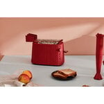 Alessi Plissé toaster, red