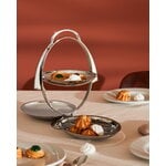 Alessi Anna Gong folding cake stand, stainless steel, decoration image