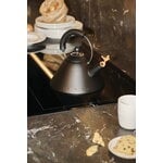 Alessi Kettle 9093, 2 L, black steel, Anniversary 2025, decoration image