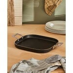 Alessi Pots&Pans grill pan, black, view 3
