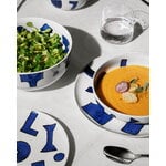 Alessi Itsumo - Yunoki salaattikulho, 345 cl, valkoinen - sininen, sisustuskuva