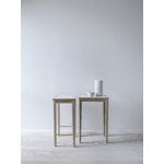 Sibast No 1 side table, 35 x 25 cm, soaped oak - white marble