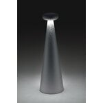 Alessi Lampada da tavolo portatile Bedin, grigio, immagine decorativa