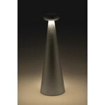 Alessi Lampada da tavolo portatile Bedin, grigio, immagine decorativa