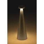 Alessi Lampada da tavolo portatile Bedin, grigio, immagine decorativa
