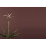 ferm LIVING Étoile de sapin de Noël en laiton