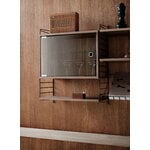 String Furniture String side panels 75 x 20 cm, 2-pack, black, decoration image