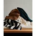 Tekla Pure new wool blanket, stripes, black