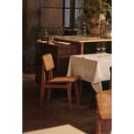 GUBI C-chair Outdoor, teak - HDPE cane, decoration image