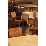 GUBI C-chair Outdoor, teak - HDPE cane, decoration image