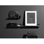 Mizetto Edit 6 shelf, black, decoration image