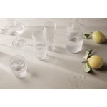 ferm LIVING Ripple champagne saucer, 2 pcs, clear