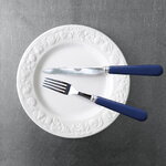 Sabre Paris Pop Unis dinner fork, navy blue, decoration image