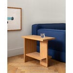 Nine Tee side table, rectangular, matt lacquered oak, decoration image