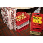 HAY Colour Crate, M, recycelter Kunststoff, Puderrosa