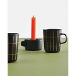 Marimekko Oiva candleholder, cast iron, black