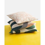 Marimekko Fodera per cuscino Pieni Seppel, 40x60 cm, bianco nat-verde-rosa