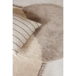 ferm LIVING Calm cushion, 80 x 80 cm, camel - black
