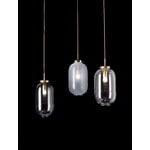 Bomma Lantern pendant, clear - patina gold, decoration image