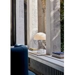 Verpan Lámpara de mesa Wire, 40 cm, cromo - blanco, imagen de decoración