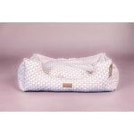 PAIKKA Treasure Bed koiranpeti, 95 x 75 cm, vaaleanpunainen, sisustuskuva