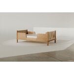 Nobodinoz Latitude Junior bed with 2 safety rails, oak, view 9