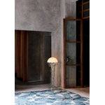 Verpan Wire floor lamp, chrome - white, decoration image