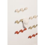 Nobodinoz Wall coat rack, 37 cm,  ivory steel, view 4
