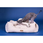 PAIKKA Treasure Bed koiranpeti, 95 x 75 cm, vaaleanpunainen, sisustuskuva