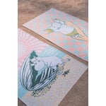 Moomin Arabia Muumi rantapyyhe, 93 x 150 cm, Rantapäivä, sisustuskuva