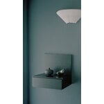 New Works Tana wall mounted nightstand, black stained oak, decoration image
