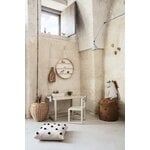 ferm LIVING Dot tuftad kudde, sand - svart