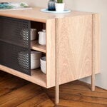 Hartô Credenza Gabin 122 cm, rovere - grigio ardesia, immagine decorativa