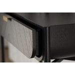 Hartô Marius console table, black oak