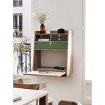Hartô Gaston wall desk, 60 cm, oak - ash green - sage, decoration image