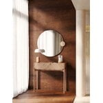 Hartô Sonia round mirror, 90 cm, natural glass - oak, decoration image