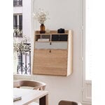 Hartô Gaston wall desk, 60 cm, oak - light grey - slate grey, vue 6