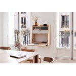 Hartô Gaston wall desk, 60 cm, oak - light grey - slate grey, vue 2
