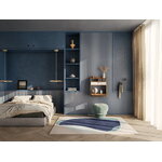 Hartô Gaston wall desk, 60 cm, stained oak - light grey - slate grey, view 2