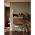Hartô Gaston wall desk, 80 cm, stained oak - ash green - sage, view 2