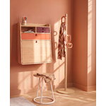 Hartô Gaston wall desk, 60 cm, oak - spiced coral - burgundy, view 6