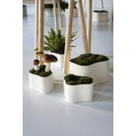 Artek Riihitie plant pot B, medium, white gloss