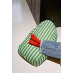 Nobodinoz Bliss Long kids' beanbag, green blue stripes, view 7