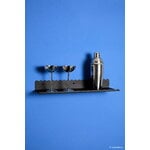 Nobodinoz Wall shelf, 20 cm, black steel, view 6