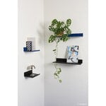 Nobodinoz Wall shelf, 20 cm, black steel, view 2