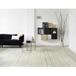 By Lassen Twin 35 sohvapöytä musta, valkoinen/tammi