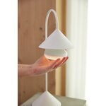 Frandsen Grasp portable table lamp, 47 cm, matt white, decoration image
