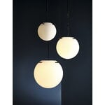 Frandsen Lampada a sospensione Koi, 19 cm, opale bianco - nero